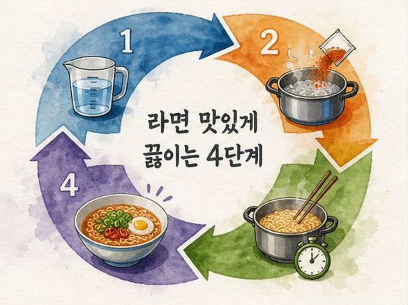 순환 다이어그램 스타일 예시