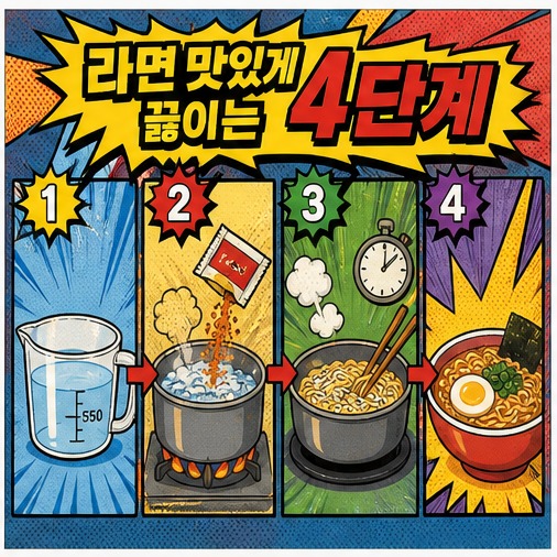 미국 코믹북 스타일 예시