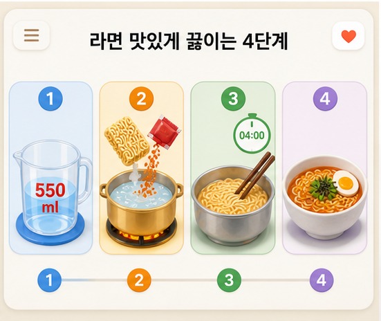 앱 UI 스타일 예시