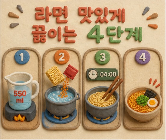 클레이 3D 스타일 예시