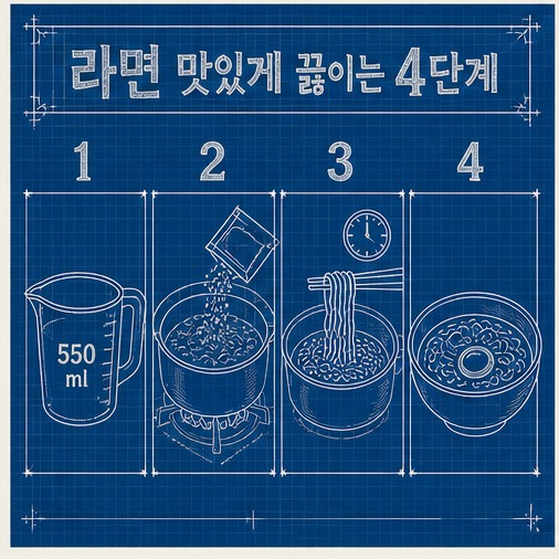 청사진 스타일 예시
